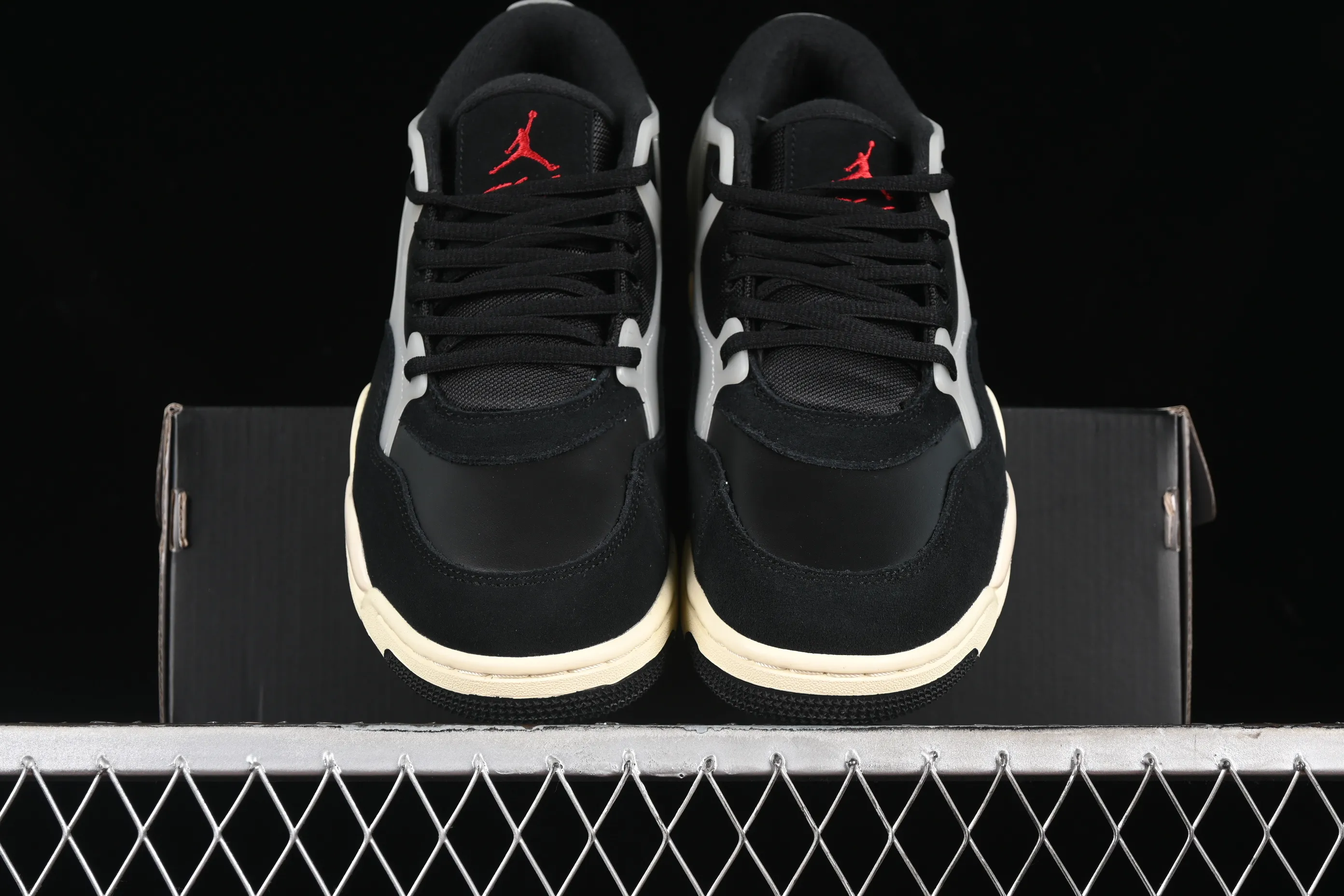 All categories Air Jordan Jordan series basketball shoes Air Jordan 4 Air Jordan 4 "Remastered" AJ4 Joe 4 remake raw rubber black FQ7939-006